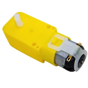 Motor TT DC 3-6V com Caixa de Redução Eixo Duplo