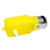 Motor TT DC 3-6V com Caixa de Redução Eixo Duplo