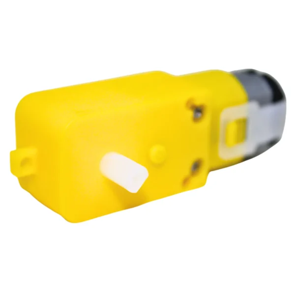 Motor TT DC 3-6V com Caixa de Redução Eixo Duplo